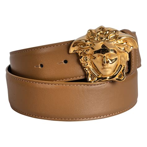 versace brown belt